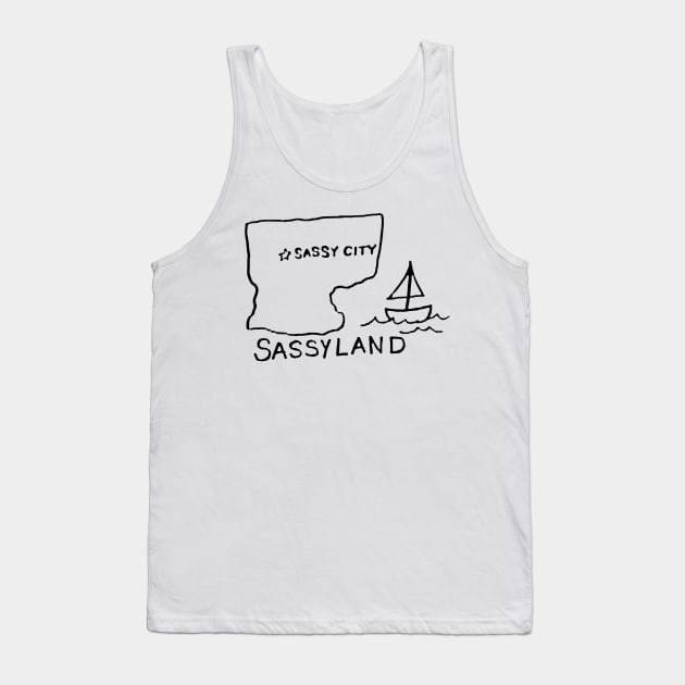 Sassyland Tank Top by WDWFieldGuide